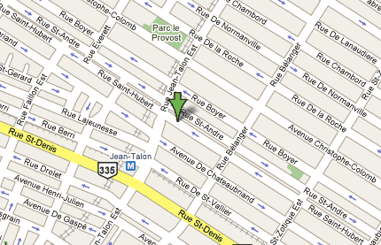 Carte Clinique psychologie St-Hubert
